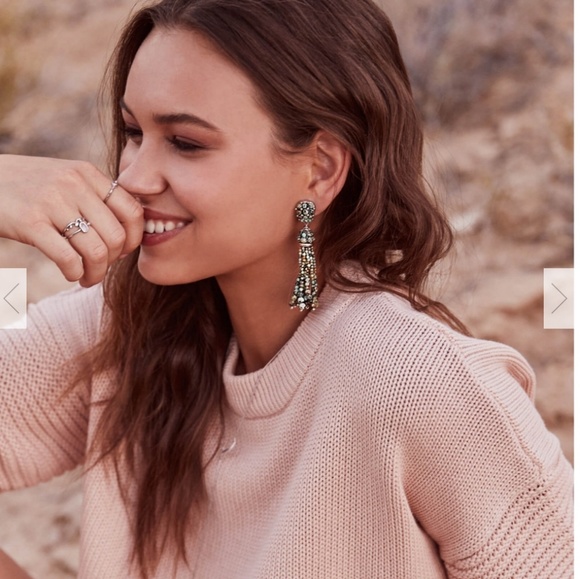 Kendra Scott- Cecily Pink Rhodonite Earrings - Picture 2 of 9